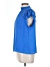 CeCe 100% Polyester Blue Sleeveless Blouse Size L - photo 5