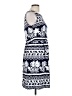 Indication Paisley Blue Casual Dress Size 12 - photo 4