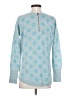 Halogen 100% Cashmere Polka Dots Teal Cashmere Pullover Sweater Size S - photo 2
