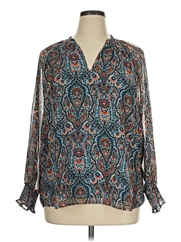 Philosophy Republic Clothing Long Sleeve Blouse (view 1)