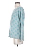 Halogen 100% Cashmere Polka Dots Teal Cashmere Pullover Sweater Size S - photo 5