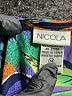 Nicola 100% Polyester Tropical Green Short Sleeve Blouse Size M - photo 7