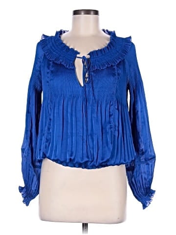 Diane von Furstenberg Long Sleeve Blouse (view 1)