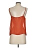 American Apparel 100% Polyester Orange Sleeveless Top Size S - photo 2
