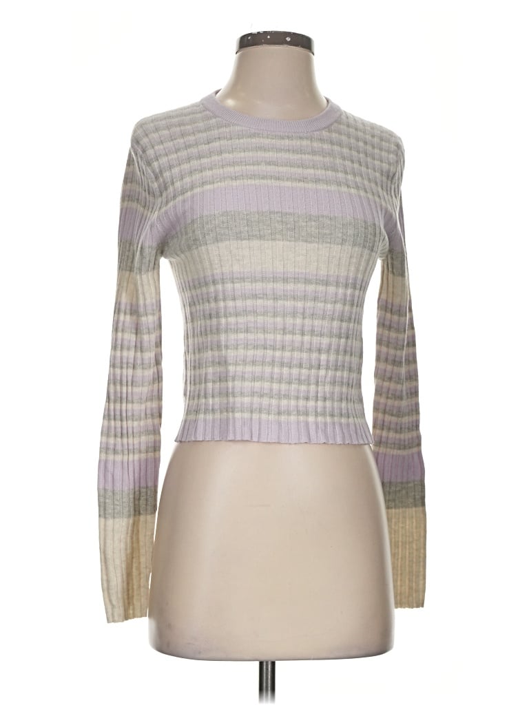 Pre-owned Babaton Pullover Sweater In Gray