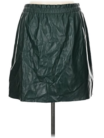 Ann Taylor LOFT Outlet Faux Leather Skirt (view 2)