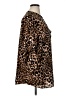 Calvin Klein 100% Polyester Animal Print Brown Kimono Size 1X - photo 4