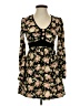 Young Threads Floral Black Casual Dress Size S - photo 1