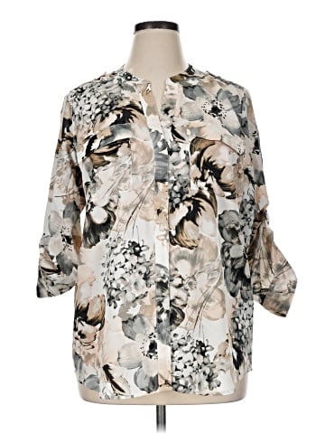 Calvin Klein 3/4 Sleeve Blouse (view 1)