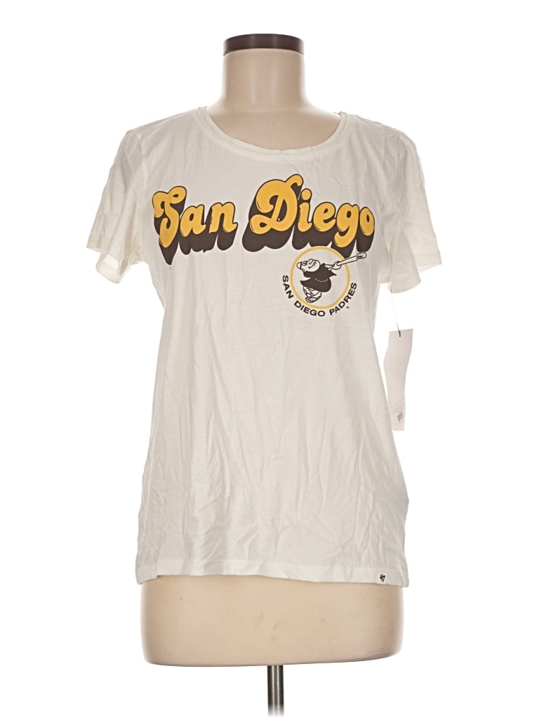 Pre-owned 47 Brand Short Sleeve T-shirt In Ivory