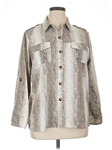 Notations 3/4 Sleeve Blouse (view 1)
