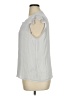 Calvin Klein Silver Sleeveless Blouse Size XL - photo 5