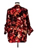 Calvin Klein 100% Polyester Floral Red 3/4 Sleeve Blouse Size 1X - photo 2