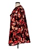 Calvin Klein 100% Polyester Floral Red 3/4 Sleeve Blouse Size 1X - photo 5