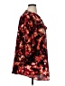Calvin Klein 100% Polyester Floral Red 3/4 Sleeve Blouse Size 1X - photo 4