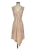 BCBGeneration Stripes Tan Casual Dress Size XS - photo 1
