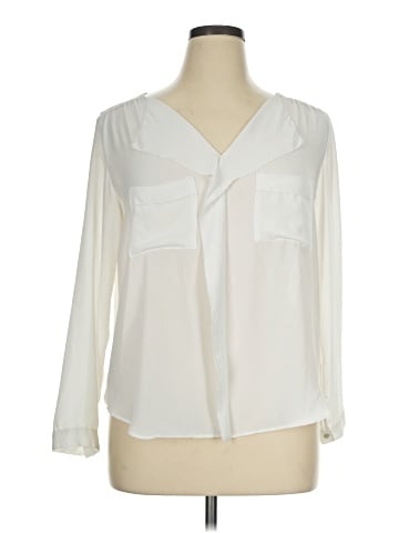Zara Basic Long Sleeve Blouse (view 1)