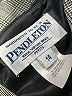 Pendleton 100% Virgin Wool Houndstooth Gray Wool Blazer Size 14 Petite - photo 6