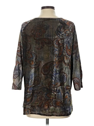 One World 3/4 Sleeve Blouse (view 2)