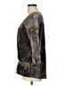One World Gray 3/4 Sleeve Blouse Size L - photo 5
