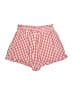Unbranded Checkered-gingham Red Shorts Size M - photo 2