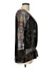 One World Gray 3/4 Sleeve Blouse Size L - photo 4