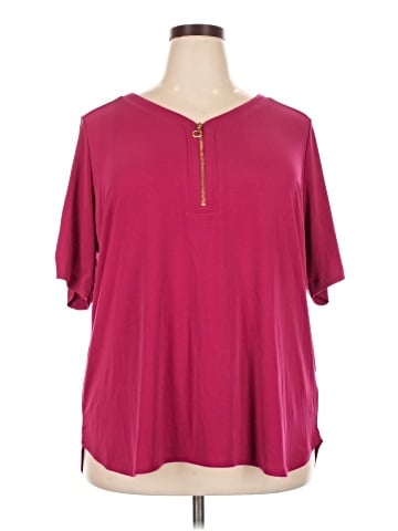 Susan Graver Short Sleeve Top (view 1)