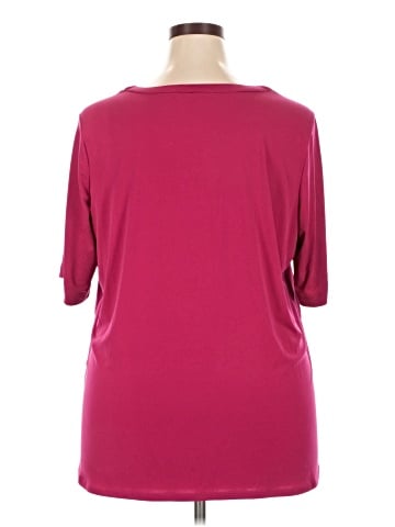 Susan Graver Short Sleeve Top (view 2)