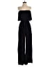 1.State 100% Polyester Solid Black Jumpsuit Size S - photo 1