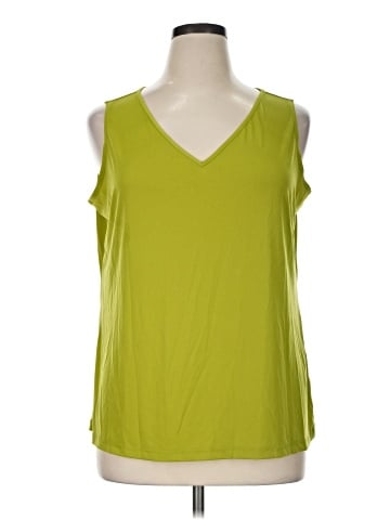 Susan Graver Sleeveless T-Shirt (view 1)