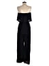 1.State 100% Polyester Solid Black Jumpsuit Size S - photo 2