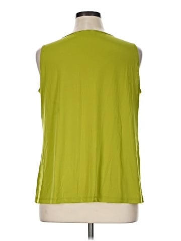 Susan Graver Sleeveless T-Shirt (view 2)