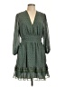 Max Studio 100% Polyester Paisley Green Casual Dress Size L - photo 1