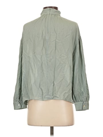 Vince. 3/4 Sleeve Silk Top (view 2)
