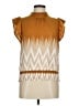 THML 100% Polyester Brown Sleeveless Blouse Size M - photo 1