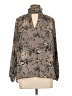 Veronica M. Gray Long Sleeve Blouse Size L - photo 1