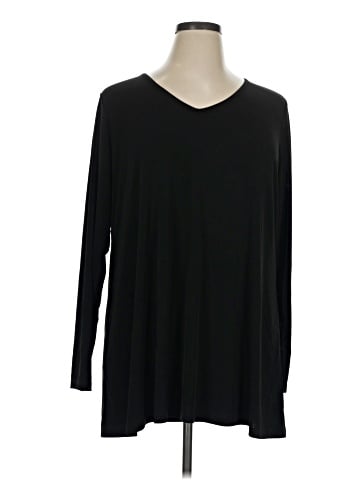 Susan Graver Long Sleeve T-Shirt (view 1)
