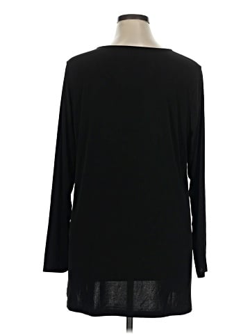 Susan Graver Long Sleeve T-Shirt (view 2)