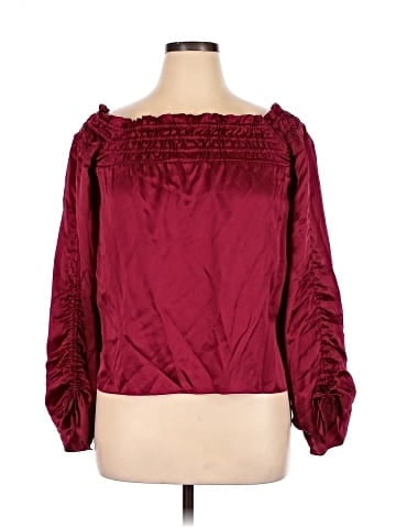 Parker 3/4 Sleeve Silk Top (view 1)