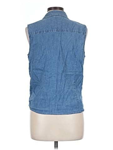 Anne Klein Sleeveless Button-Down Shirt (view 2)