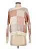 Abercrombie & Fitch Checkered-gingham Ivory Pullover Sweater Size S - photo 1