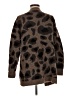 Aqua Animal Print Brown Cardigan Size M - photo 2