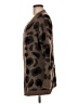 Aqua Animal Print Brown Cardigan Size M - photo 5