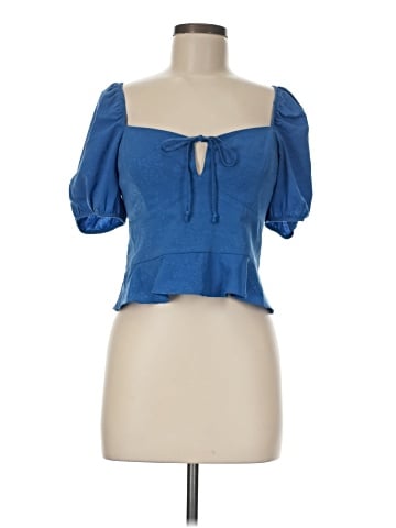 BCBGeneration Short Sleeve Blouse (view 1)