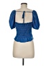 BCBGeneration Blue Short Sleeve Blouse Size M - photo 2