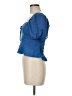 BCBGeneration Blue Short Sleeve Blouse Size M - photo 5
