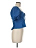 BCBGeneration Blue Short Sleeve Blouse Size M - photo 4