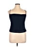 Armani Exchange 100% Polyester Black Sleeveless Top Size L - photo 1