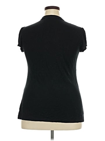 NY Collection Short Sleeve Turtleneck (view 2)