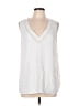 Daniel Rainn White Sleeveless Blouse Size L - photo 1